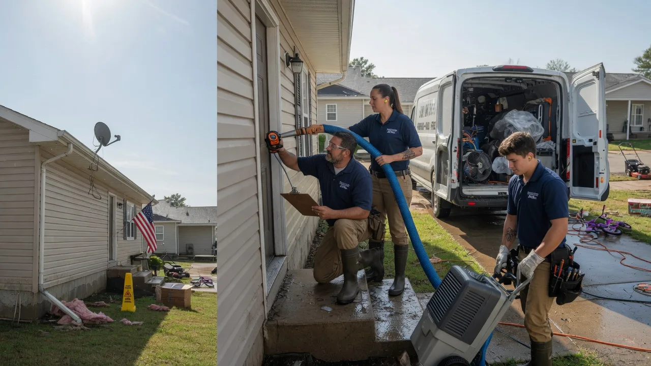 Ceiling Water Damage Restoration in Lisbon Falls, ME near me